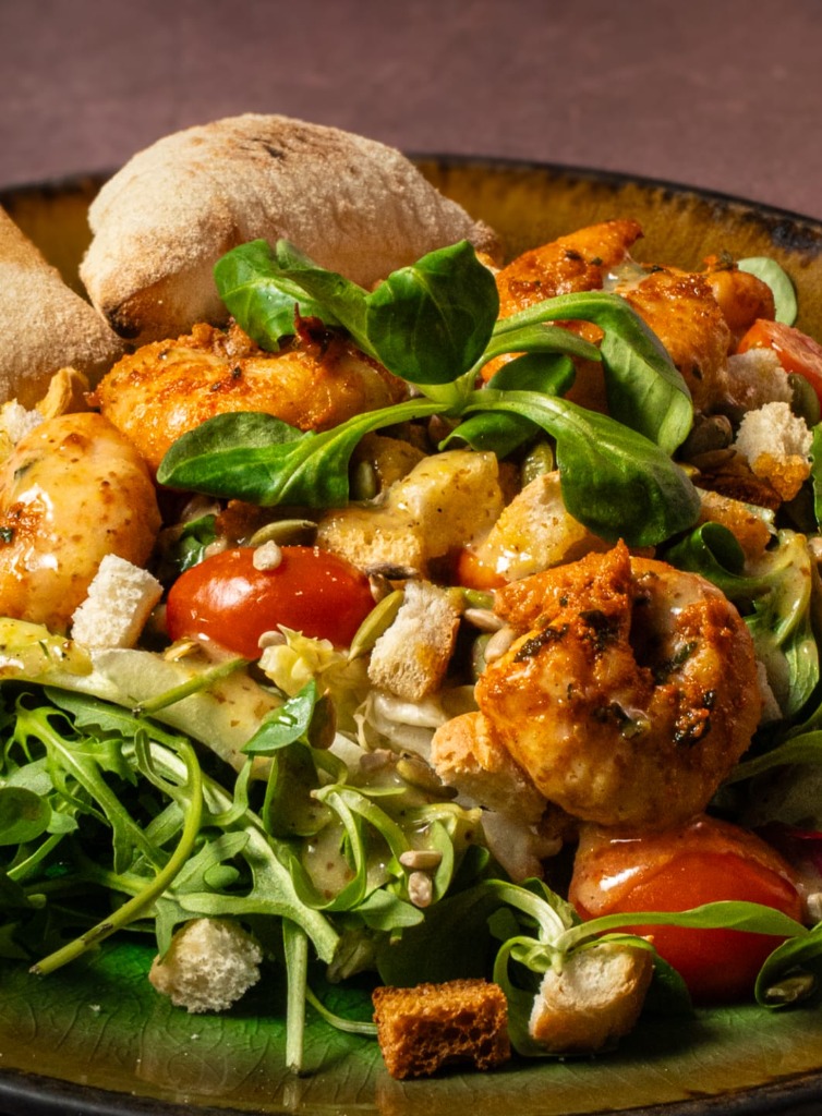 Sałatka z krewetkami Bistro Bravo